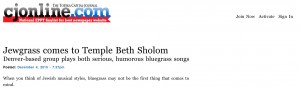 Jewgrass comes to Temple Beth Sholom | CJOnline.com